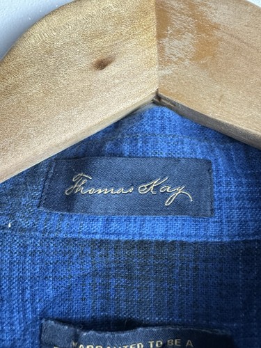 Pendleton Thomas Kay Blue Checked Shirt – Size XL - Picture 8 of 10