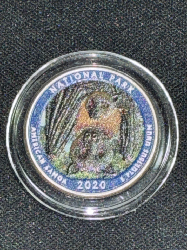 National Park 2020p America The Beautiful Colorized Washington Quarter  - Image 4 of 4