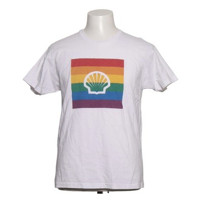 JHK, T-shirt, Größe: M, Weiß/Mehrfarbig, Baumwolle, Print, Herren #u8f