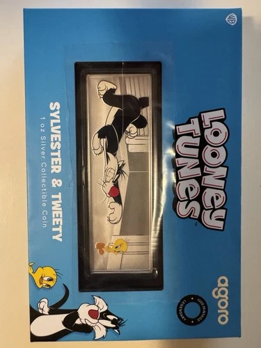 2025 Looney Tunes™ - Sylvester & Tweety  1oz Silver Proof  1 Oz Coin