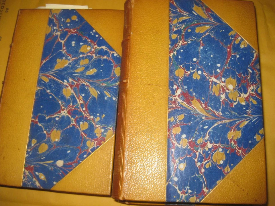 1849-53 4 VOLUMES - FINE BINDINGS by LAYARD Discoveries Nineveh / Nineveh Remain - Image 2 of 4