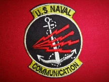 Vietnam War US Navy Patch U.S. NAVAL COMMUNICATION