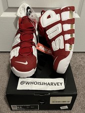 Nike Supreme x Air More Uptempo Red for Sale | Authenticity
