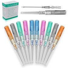Catheter Piercing Needles, LEEYUKA 10PCS Mixed 14G 16G 18G 20G 22G/10pcs