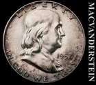 1952 Silver Franklin Half Dollar - Scarce  Uncirculated  Lustrous  #L6777