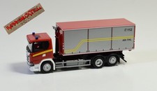 Herpa 1:87 H0 - Scania Wechsellader "AB THL" "Feuerwehr" - ohne OVP - H 39