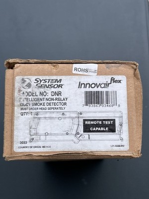 System Sensor InnovairFlex DNR Intelligent Non-Relay Duct Smoke Detector