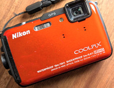 N MINT Nikon COOLPIX AW110 16.0MP Digital Camera Deep Works English JAPAN orange
