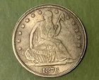 1876-CC Seated Liberty Silver Half Dollar 50C High Grade