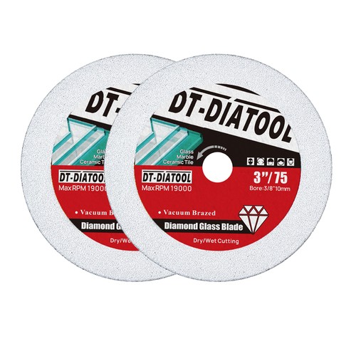 1/2pcs 75mm Diamond Saw Blade 3inch Cutting Disc Cutting Glass Jade Marble Tile - Picture 7 of 7