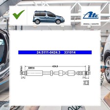 1x Ate Bremsschlauch CITROËN BERLINGO (B9) 1.6 BlueHDi 120