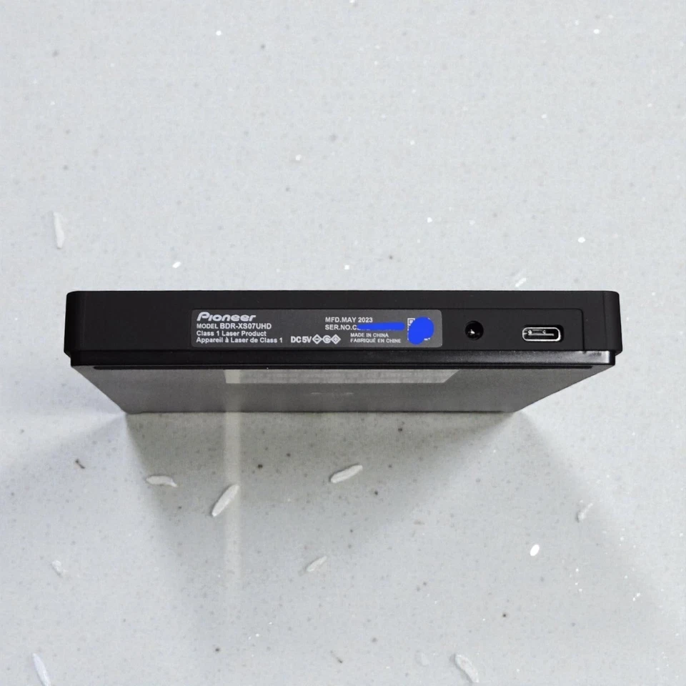 Pioneer BDR-XS07UHD 4K Ultra HD Blu-ray BD Ranura Carga DVD CD BDXL USB 3.1 Foto 4 de 4