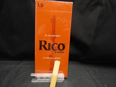 Rico. Eb Clarinet Reeds. Single Reeds. Gauges 1.5 to 3.0 Available.