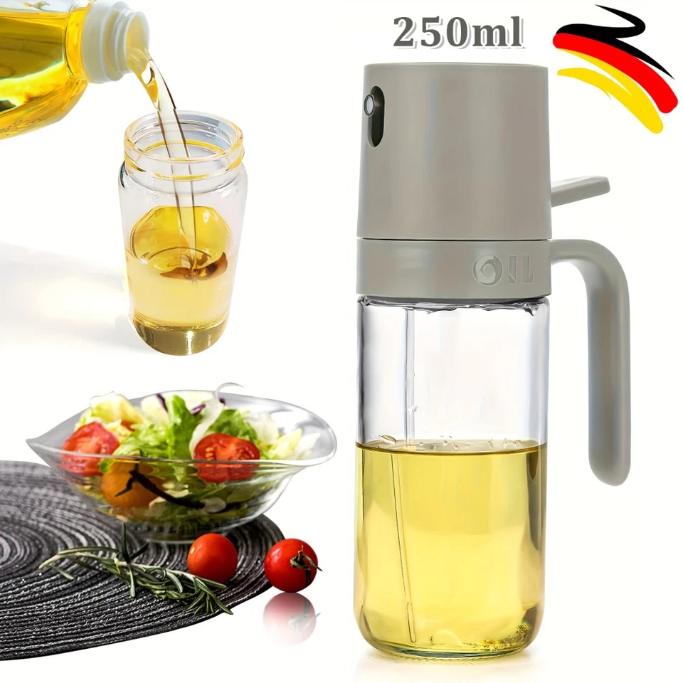 Ölsprüher Sprühflasche Küche Ölzerstäuber Olivenöl Essig Spray Ölspender Sprüher