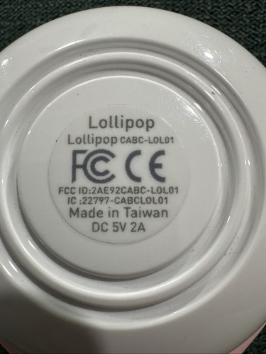 Lollipop CABC-LOL01 Babyphone Kamera / Rosa - Nur Kamera, ohne Zubehör - Bild 11 von 12