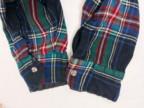 Vintage 90s Flannel Shirt Men XL Black Tartan Plaid Outdoors Lightweight Acrylic, Size XL, $16.71 - Photo 13