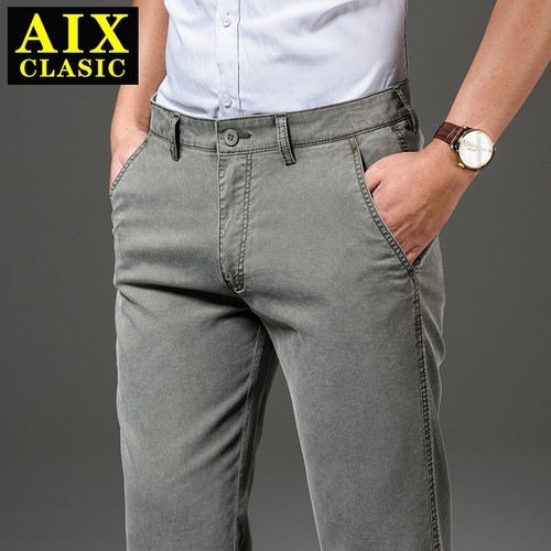 Men's Business Casual Dress Pants - Slim Fit Stretch Office Trousers Classic - Picture 11 of 22