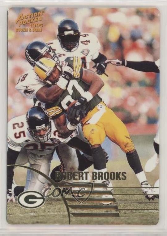 1995 Action Packed Rookies & Stars Robert Brooks #10 1k3