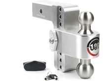 Weigh Safe LTB6-2.5 Turnover Ball 6" Drop Hitch w/2.5" Shank w/Dual Pin Lock