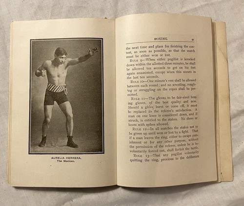 NO. 9 Richard Fox's Athletic Library Scientific Boxing by James J. Corbett -1912 - Foto 12 di 13