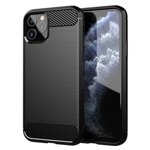 Case for Apple iPhone 11 PRO MAX Protection Phone Cover TPU Silicone Carbon