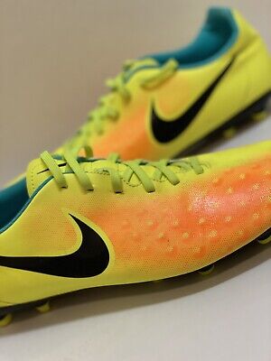 Nike Magista Ola II FG Soccer Cleats Volt/Black/Orange Nike Magista Ola II FG Soccer Cleats Volt/Black/Orange