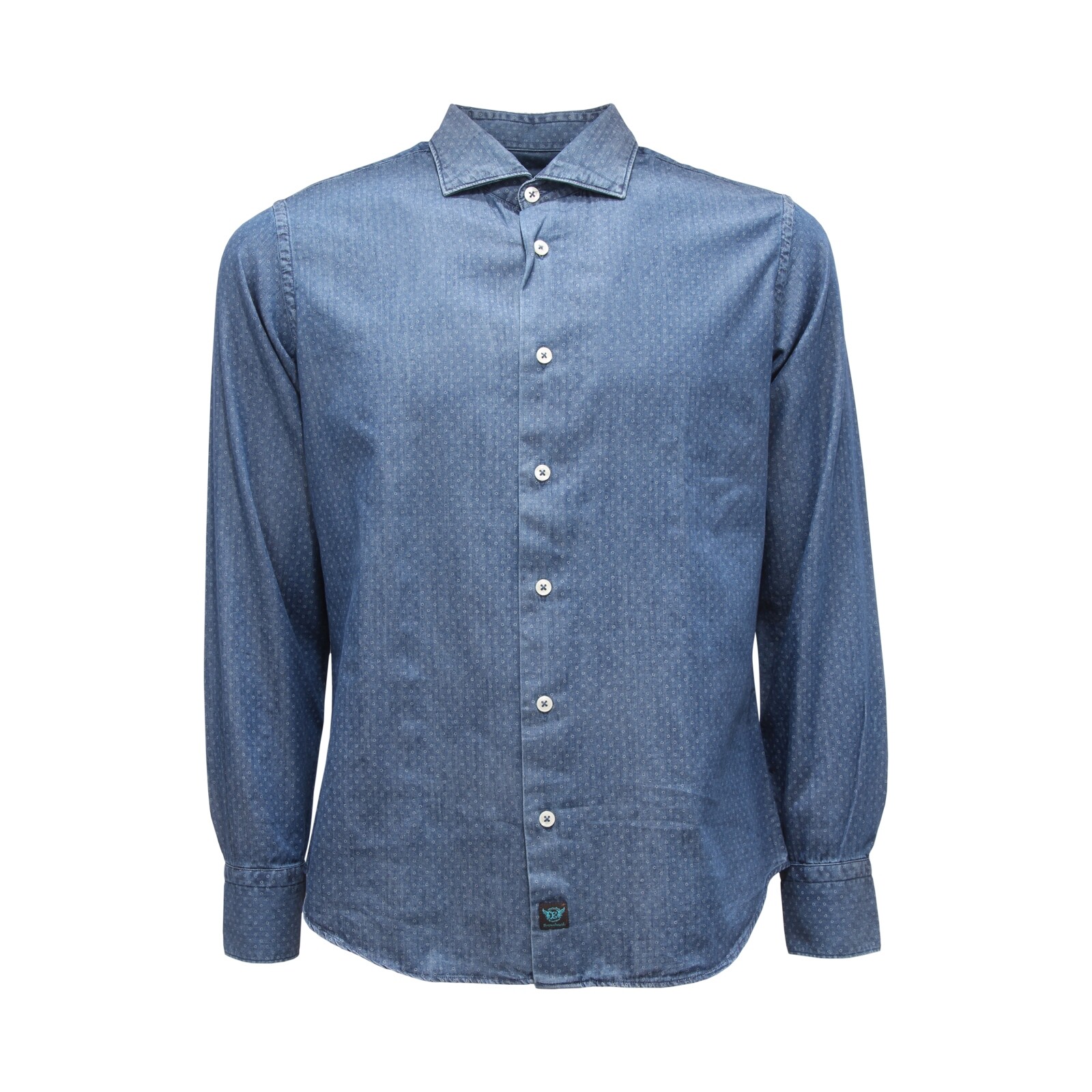 5594AS camicia uomo BROUBACK мужская джинсовая рубашка синего цвета
