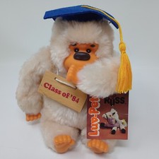 Vintage 1984 Russ Luv Pets Gonga Gorilla Monkey Graduation Thumb Sucking Plush