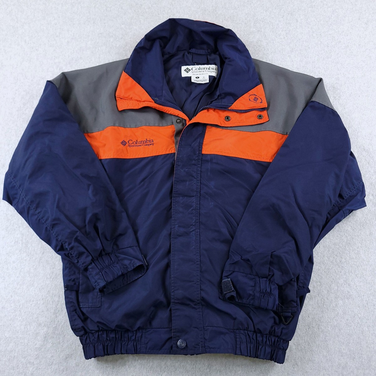 Columbia Jacket Mens Small Blue Orange Interchange Bugaboo