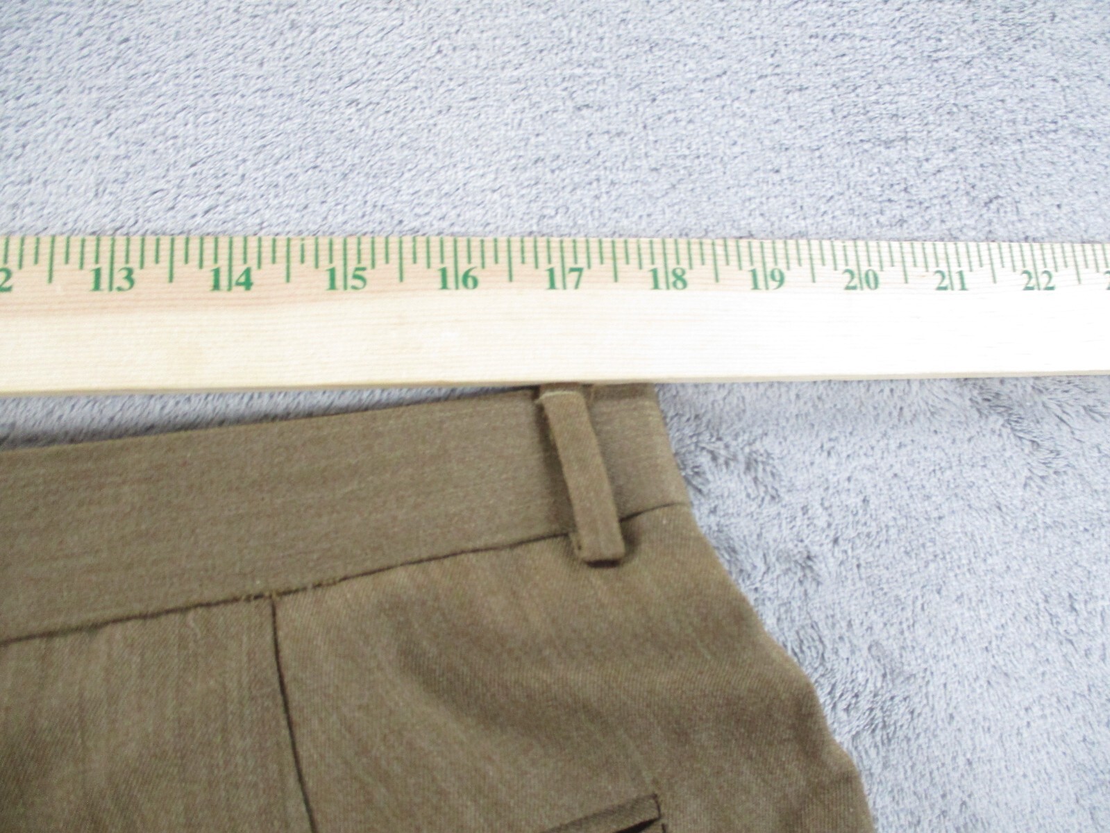 Louis Raphael Wool Blend Dress Pant Mens 36 x 34 Brown Office Vintage EUC