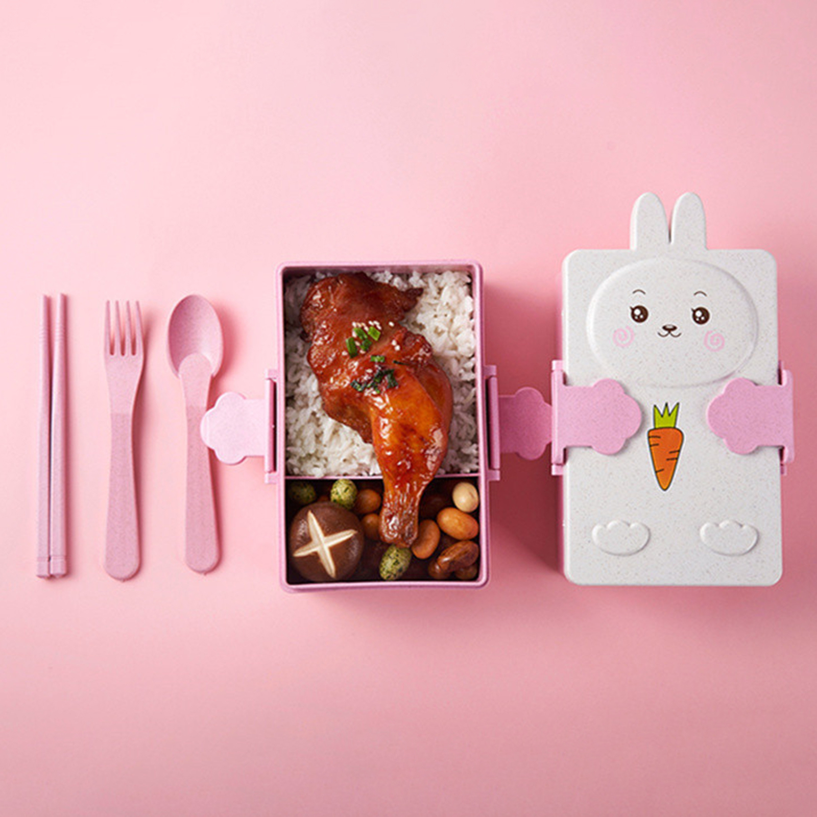 1-set-lunch-container-snap-design-storing-food-children-outdoor-picnic