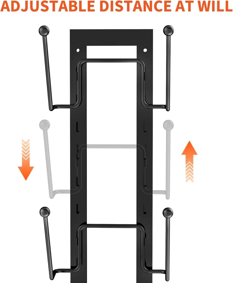 SOPORTE TAPA 2XPAN Estante de Almacenamiento Montaje en Pared Cubierta Olla Organizador Accesorios de Cocina Foto 3 de 4