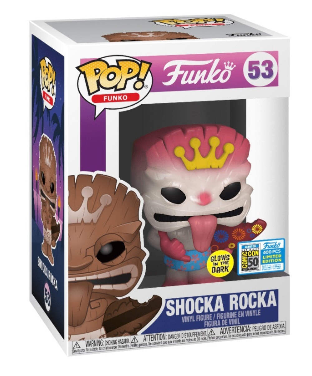 Funko POP! Funko: Shocka Rocka (GiTD)(2019 SDCC)(Damaged Box) #53