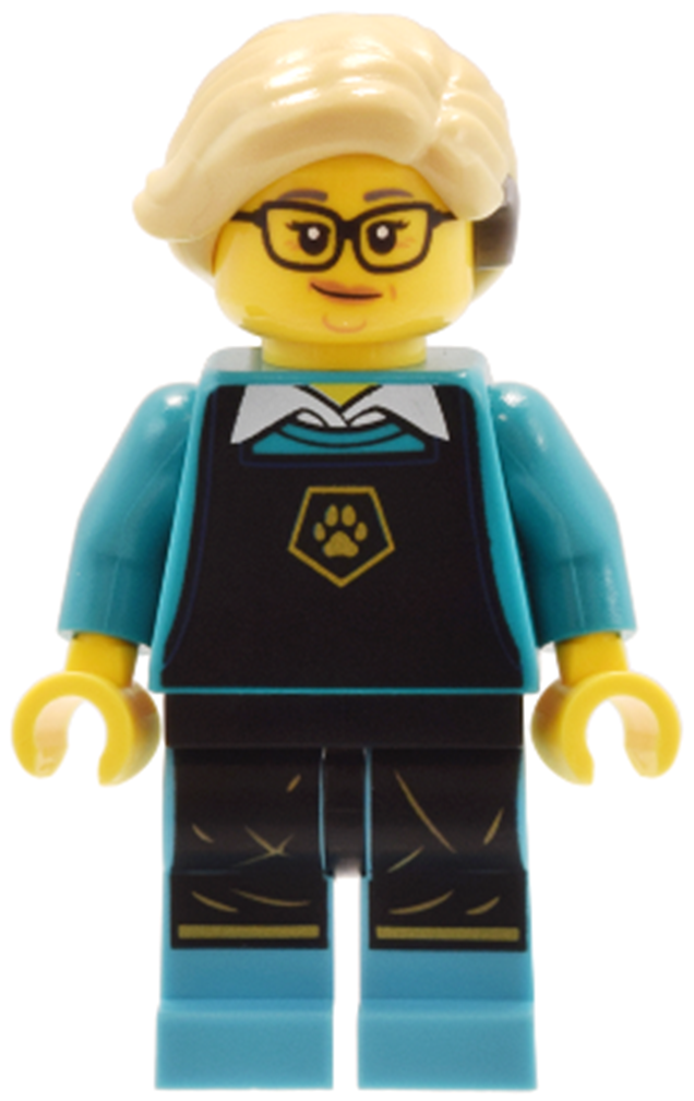 Lego Minifigures, Series 25.  71045-12 Pet Groomer in Zipbag BNIP