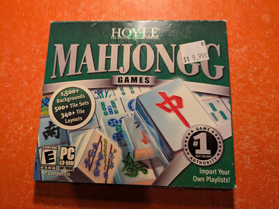 Vintage PC video games CD Jewel/Box Mahjongg/Sudoku/Poker/Casino/Mahjong/Yahtzee