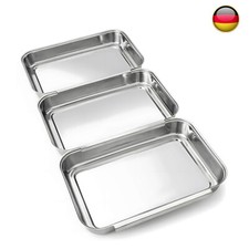 3 teilig Set Panierschalen Panierstraße Pani...