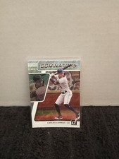 2021 Panini Donruss Dominators Silver Carlos Correa #DOM5 Astros Insert