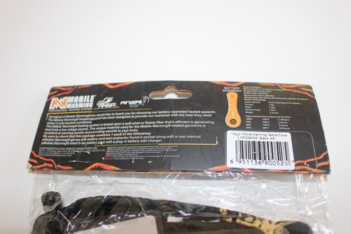 Mobile Warming Men's Textile Gloves BLACK XS ASG09M05 NEW - Picture 6 of 6