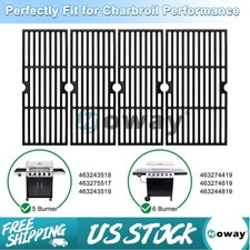 18 Inch Cast Iron Grill Grates for Charbroil Performance 463243518, 463275517