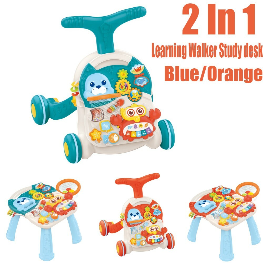 Development Sit And Stand Walker Toddler Toy Learning Musical Baby Walking Kids For Sale Online Ebay