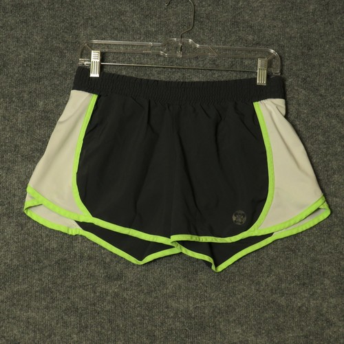 Black Elastic Waist Athletic Shorts | eBay
