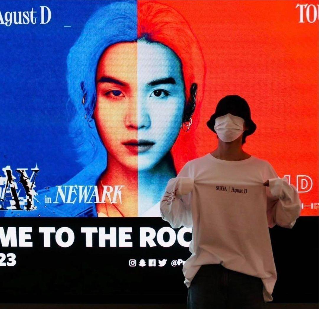 USA Limited Yoongi Wearing Suga T-Shirt Agust D D-Day M | eBay