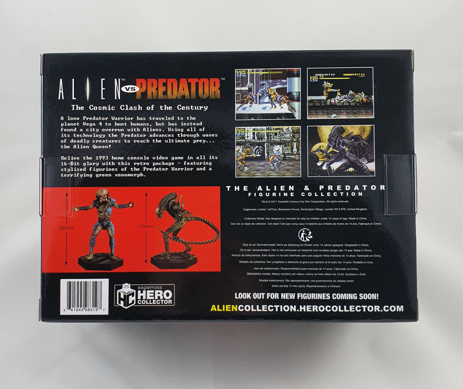 Figurines Alien VS Predator SNES pour Deco Geek et Gaming Room Retro Eaglemoss - 2