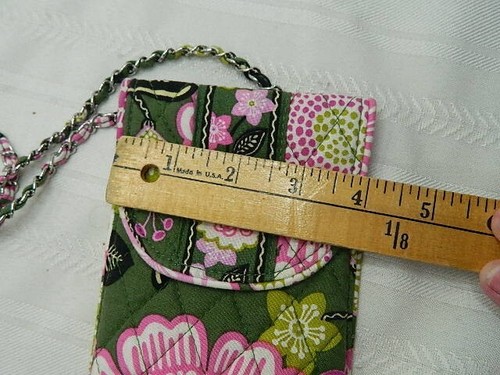 VERA BRADLEY Floral Mini Crossbody Cell Phone Purse Bag Chain Strap - Picture 7 of 7