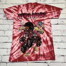 Weeknd Shirt Adult Small Red After Hours Ready Made Tie Dye Artist Merchandise
