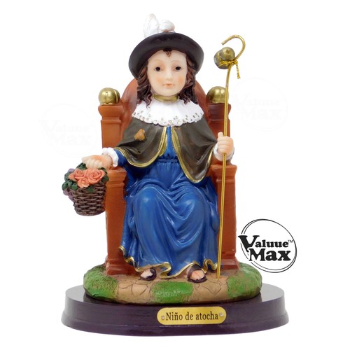 Statua ValuueMax™ Santo Bambino di Atocha, resina finemente dettagliata, alta 5 pollici - Foto 2 di 4