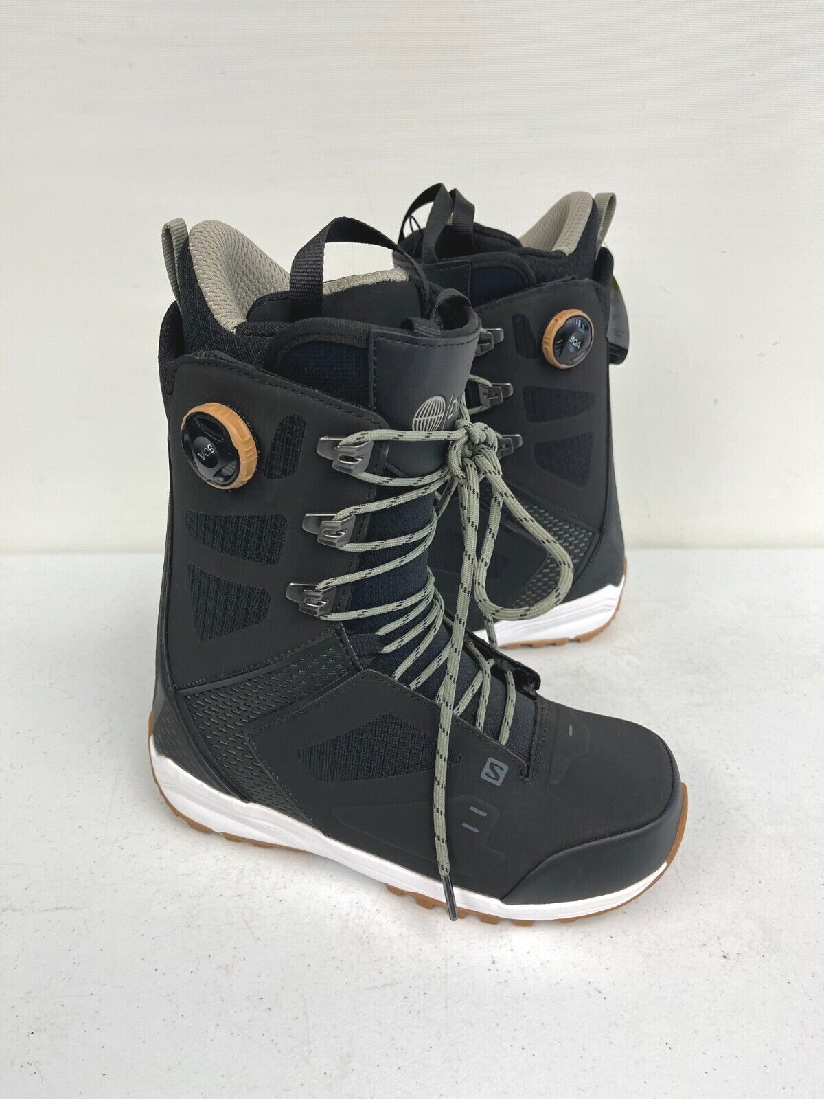 Stivali da snowboard Salomon Dialogue in pizzo SJ BOA da 350 $ nuovi con scatola taglia 8 o 8 5 US da uomo