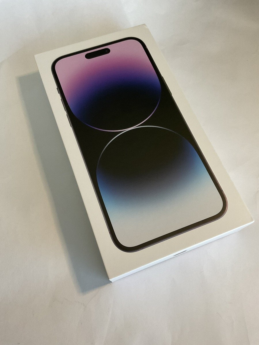 Apple iPhone 14 Pro Max 128GB Deep Purple BOX ONLY Xmas Gag Apple iPhone 14 Pro Max 128GB Deep Purple BOX ONLY Xmas Gag