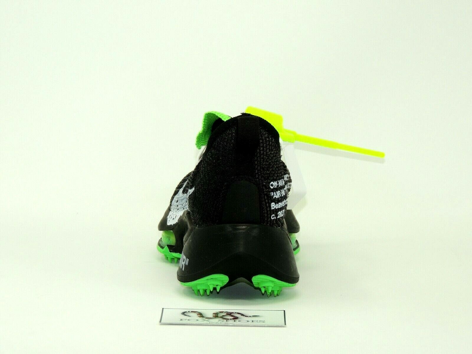 OFF WHITE X NIKE Nike x Off White Air Zoom Tempo NEXT verde nero taglia 4 uomo (5 5 donna) NUOVE