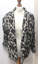 Bnwt Brand New Next Leopard Jacket Oversized Cardigan Girls 16 Years/ Sz 10-12